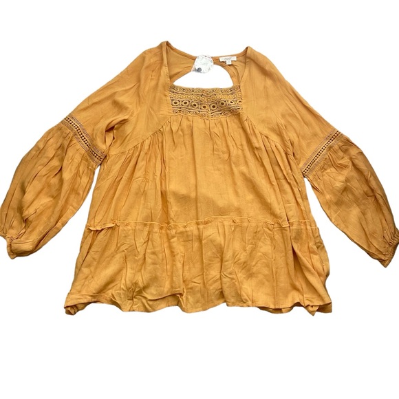 Oddy Honey Shift Top Blouse - Picture 2 of 5